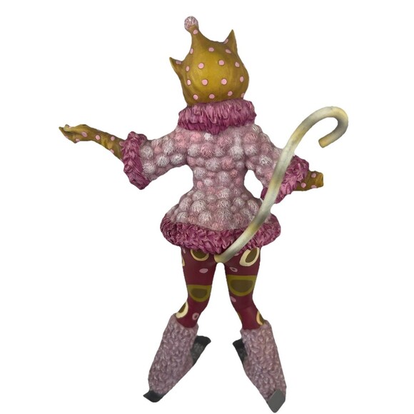 Margaret Le Van Alley Cats Therianthropic Skiing detailed Figurine RARE!! Broken - Picture 16 of 16